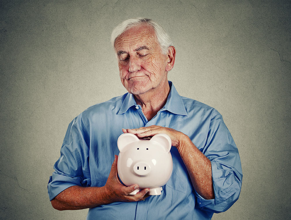 savings in piggy bank