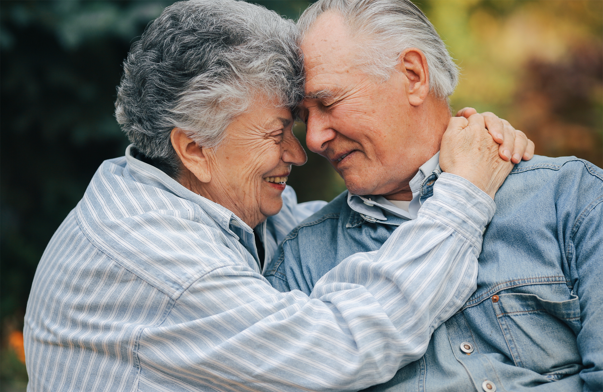 old couple Support at home
